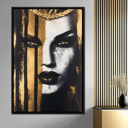 Golden Glance Enigma - NicheCanvas