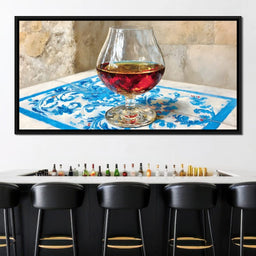 Golden Reflection on Porcelain - NicheCanvas