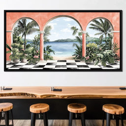 Tropical Archway - NicheCanvas