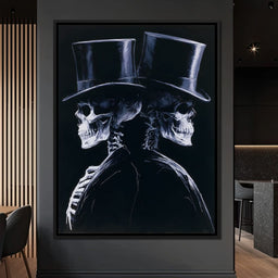 Gentlemen Waiting for the Final Curtain - NicheCanvas