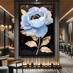 Golden Petal Elegance Bloom - NicheCanvas