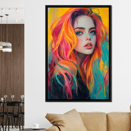 Radiant Tresses Luminous Allure - NicheCanvas