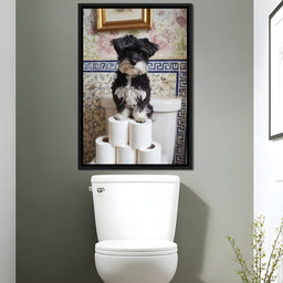 Puppy King of Soft Thrones - NicheCanvas