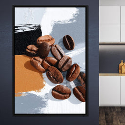 Coffee Beans Modern Vibe - NicheCanvas