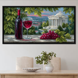 Vineyard Reverie Temple View - NicheCanvas