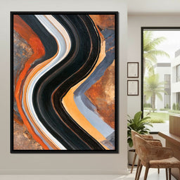 Where Liquid Stone Meets Metal - NicheCanvas