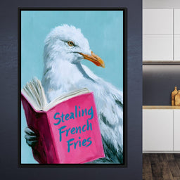 A Gull Studies The Culinary Arts - NicheCanvas