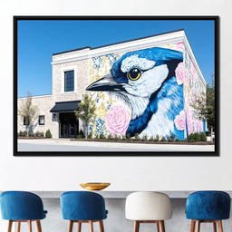 Street Art - Majestic Bluebird - NicheCanvas