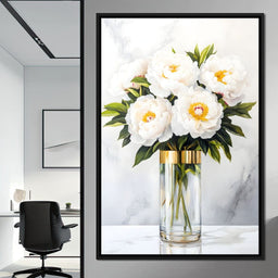 Opulent Peony Elegance - NicheCanvas
