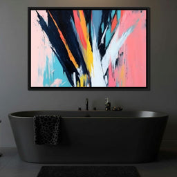 Abstract Dynamic Color Burst - NicheCanvas