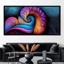 Whirlpool of Rainbow Time - TooplesArt - NicheCanvas