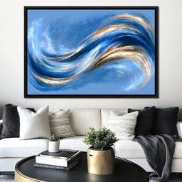 Rhythmic Flow of Liquid Motion - NicheCanvas