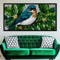 Emerald Wings Nature's Bird - NicheCanvas