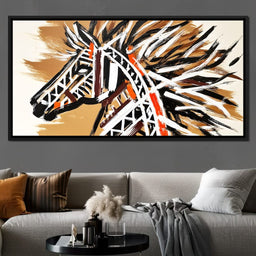 Wild Essence Untamed Brushstrokes - Alicia Smith - NicheCanvas