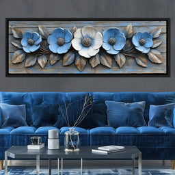 Rustic Bloom Harmony - NicheCanvas