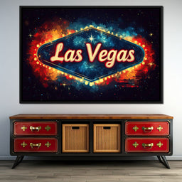 Las Vegas Neon Stardust - NicheCanvas