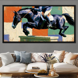 Galloping Through Fields of Color - NicheCanvas