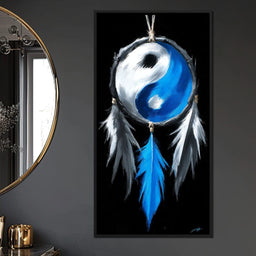 Yin Yang Dreamcatcher Balance - NicheCanvas