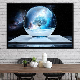 Celestial Reflection Sphere Tree - NicheCanvas