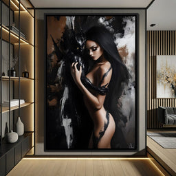 Enigmatic Embrace Essence - NicheCanvas