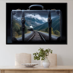 Mountain Rail Journey Escape - NicheCanvas