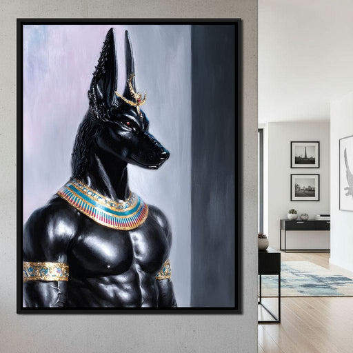 Anubis Guardian of the Pharaoh B Canvas Print