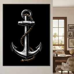 Heavy Iron Anchor - NicheCanvas