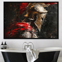 Thoughtful Spartan Reflections - NicheCanvas