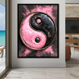 Vibrant Duality Colliding With Dark Intent - NicheCanvas