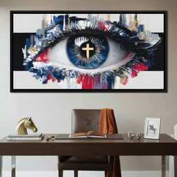 Vision of the Golden Cross - NicheCanvas