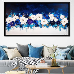 Floral Symphony Nocturnal - NicheCanvas