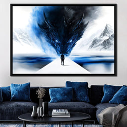 Dragon of Frigid Mountains - NicheCanvas
