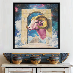 Celestial Gateway Ram - NicheCanvas