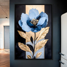 Floral Elegance Midnight Bloom - NicheCanvas