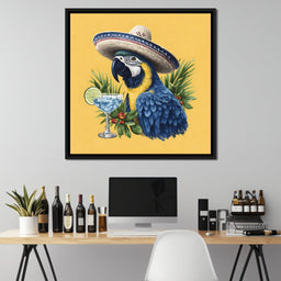 Tropical Fiesta Parrot Style - NicheCanvas