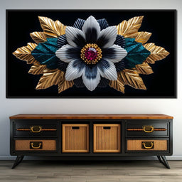 Golden Petal Radiance Jewel - NicheCanvas