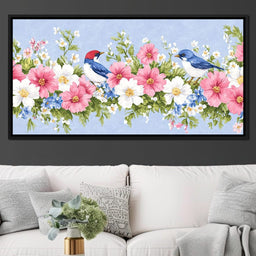 Delicate Harmony of Blossoms - NicheCanvas