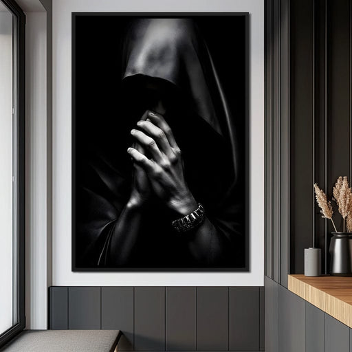 Shadowed Contemplation Canvas Print