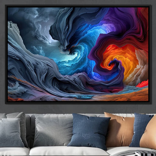Elemental Swirls - TooplesArt Canvas Print