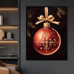 Classic Christmas Bauble Charm - NicheCanvas
