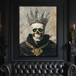 Regal Sovereign of Shadows - Raven Blackwood - NicheCanvas