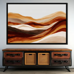 Sahara Dunes Earth Tones - NicheCanvas