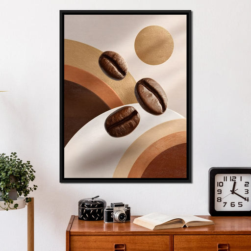 Coffee Dreams in Autumn Tones Canvas Print