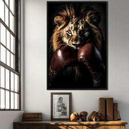 Lionheart Pugilist - NicheCanvas