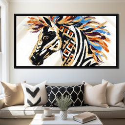 Golden Mane Illusion - Alicia Smith - NicheCanvas