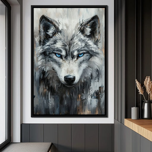 Sovereign Wolf's Stare Canvas Print