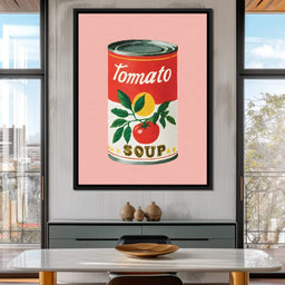 Vintage Tomato Soup Pop Icon - NicheCanvas