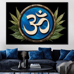 Mystical Om Symbol Reverie - NicheCanvas