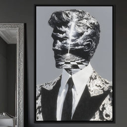 Surreal Checkered Skyward Journey - NicheCanvas