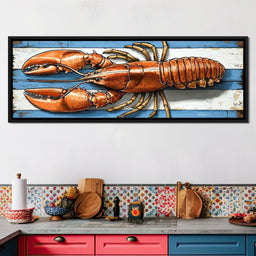 Oceanic Lobster Deligh - NicheCanvas